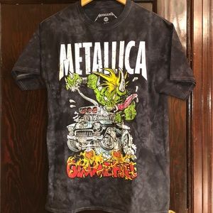 BNWOT Metallica Acid Wash Band Tee Shirt